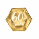 Assiett Guld, 60 r - 6st, 20cm