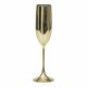 Champagneglas i guld - 1st, 24cm