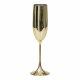 Champagneglas i guld - 1st, 24cm