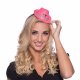 Cowboyhatt p diadem, Rosa