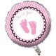 Its A Girl Folieballong - 45cm