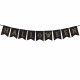 Banner Halloween, Svart/Guld - ca. 2,5m