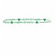 Halsband St. Patricks Day, Happy St. Pats - 6st, 81cm lnga