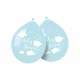 Ballonger Bl Moln, Babyshower - 8st