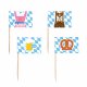 Flaggstickor / Partypicks, Oktoberfest - 30st