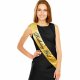 Sash/Band Birthday Girl, Guld - 83 x 10cm