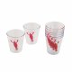 Snapsglas i plast med krftprint - 8st, 57ml
