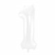Sifferballong Vit No.1 - 86cm