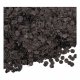 Svart papperskonfetti - 100g