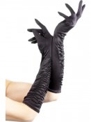 Temptress Gloves, Black, Long  46cm/18 inches