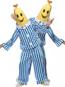 Bananer i Pyjamas Costume, Vuxen Maskeraddrkt, Strl M