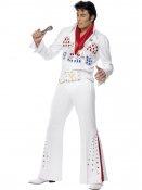 Elvis American Eagle Kostym, Strl M Vuxen Maskeraddrkt