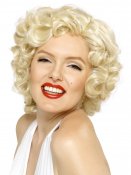 Peruk Marilyn Monroe Blond, Vuxen Maskeraddrkt