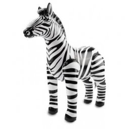  Uppblåsbar Zebra- 60x55cm 