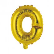 Bokstavsballong Guld O - 41cm