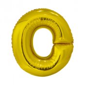 Bokstavsballong Guld O - 86cm