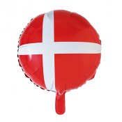 Danska flaggan Folieballong - 46cm