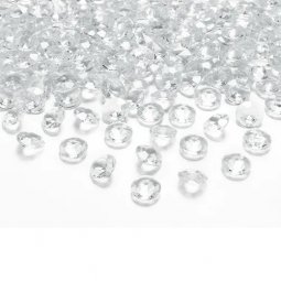  Diamant Bordsdekoration Transparant - 100st 
