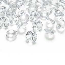  Diamant Bordsdekoration Transparant - 10st 