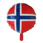 Norska flaggan Folieballong - 46cm