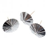 Partypicks parasoll Silver - 10st
