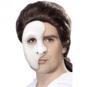 Ansiktsmask, Fantom mask Vit - Mjukplast