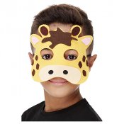 Ansiktsmask i filt, Giraff