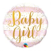  Baby Girl folieballong - 46cm 