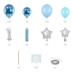 Ballong Kit 1-rskalas - 90x140cm