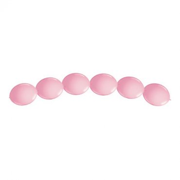 Ballongbge som du enkelt knyter ihop sjlv, Ljus Rosa - 8st, 3m