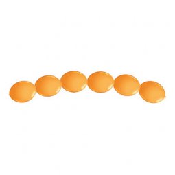  Ballongbåge som du enkelt knyter ihop själv, Orange - 8st, 3m 