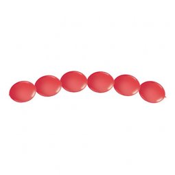  Ballongbåge som du enkelt knyter ihop själv, Röd - 8st, 3m 