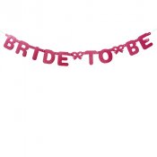 Banner Bride to be, Rosa