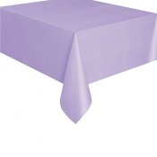 Bordsduk i plast, engångsduk, Lavendel - 137x274cm