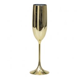  Champagneglas i guld - 1st, 24cm 