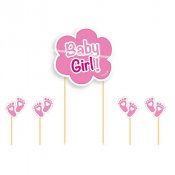 Cupcake Toppers Baby Girl - 5st