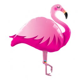 Flamingo - 117cm hög, Folieballong Shape 