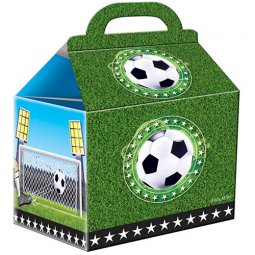  Partybox Fotboll - 4st, Ca. 11x9 cm 