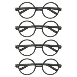  Glasögon Harry Potter, utan glas - 4st, barnstorlek 