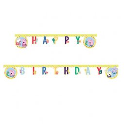  Banner Happy Birthday Greta Gris - 2m 