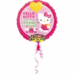  Hello Kitty, spelande ballong - 71cm 
