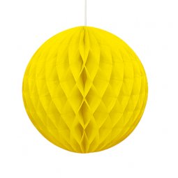  Honeycomb, Gul Takdekoration - 20cm 