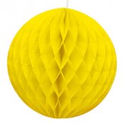 Honeycomb, Gul Takdekoration - 30cm