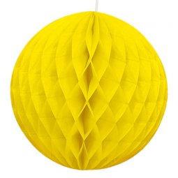  Honeycomb, Gul Takdekoration - 30cm 