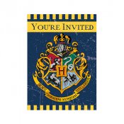 Inbjudningskort Harry Potter - 8st