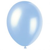  Ballonger Pärlemor Ljusblå - 50st 