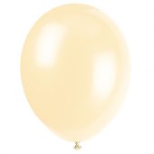  Ballonger Gräddvita - 10st 