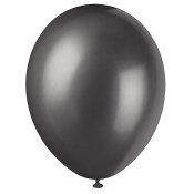 Ballonger Pärlemor Svart - 8st