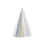 Partyhattar, Silver Holographic - 6st