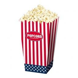  Popcorn box - 4st,  10.5 x 16 cm 
